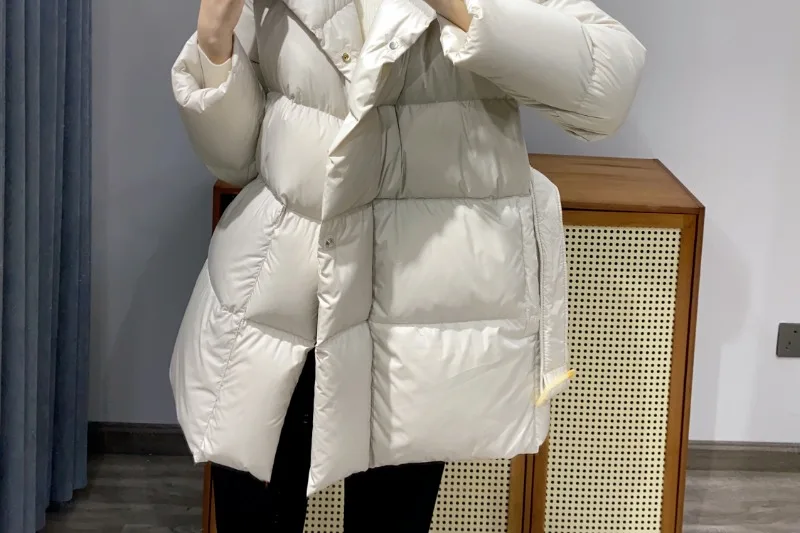 Women's Winter Parka Coat 2026 High-grade Warm Hooded Ladies Outerweat Fashion Loose Temperament Lady Short Down Cotton Jacket