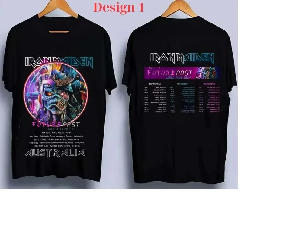 2024 Tour T-Shirt Maiden Iron Past Unisex