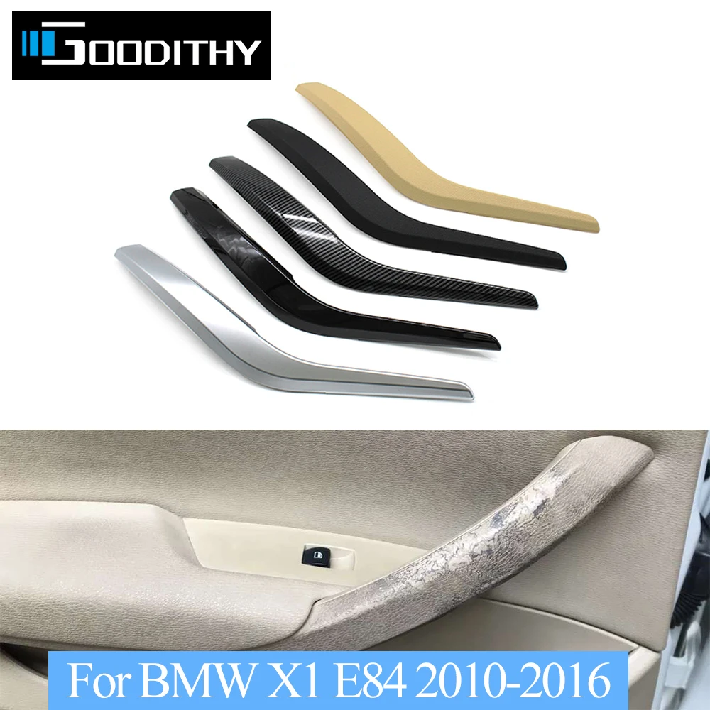 Car Interior Left Right Door Handle Armrest Outer Cover Panel Trim Replacement For BMW X1 E84 2010 2011 2012 2013 2014 2015 2016