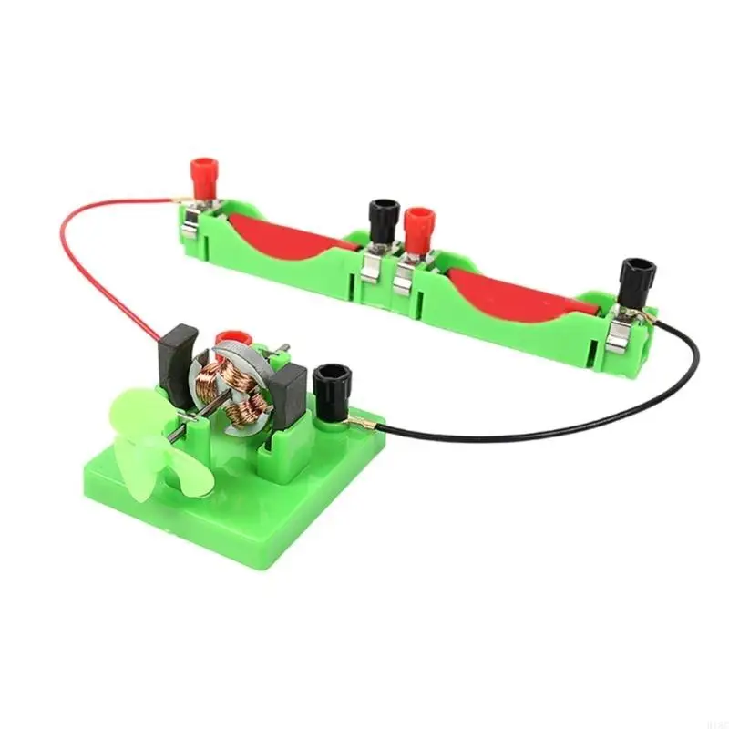 

Open Type Electromagnetic Motor with Fan Electromagnetism Experiment Supplies for School Labs Use Physics Teaching Tool
