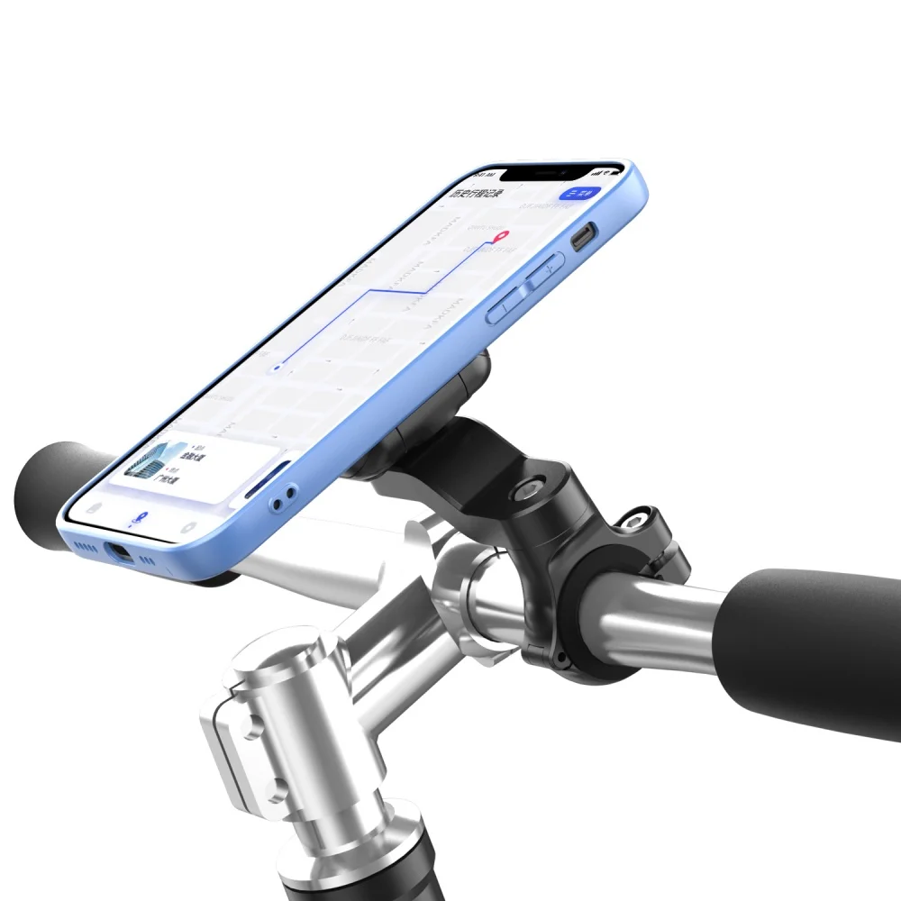 Magnetischer Telefonhalter für Fahrrad, Mountainbike, Telefonhalterung, Ständer, Motorrad, Roller, Lenkerhalterung, Schnellverschluss, Lösen Sie Ihre Hände frei – Detail 13
