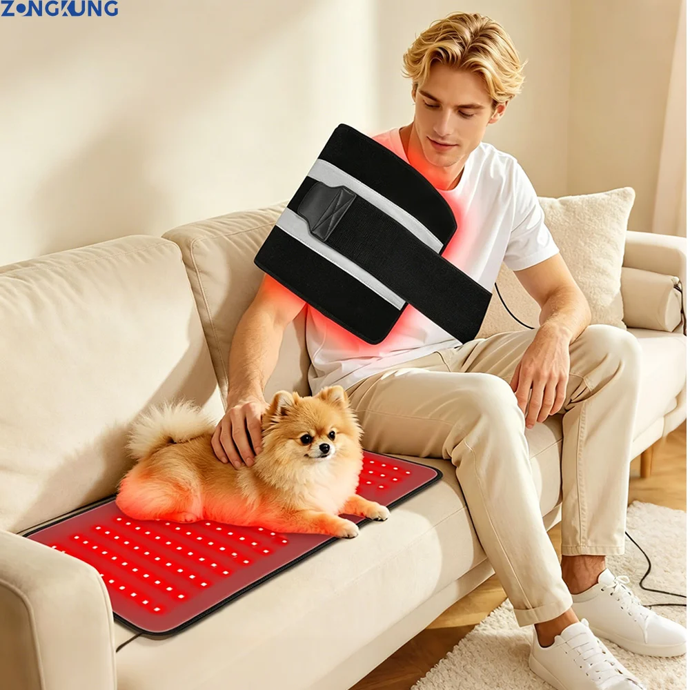

242pcs Red Light Waist Belt 660nm & 850nm Infrared Red Light Belt for Body Waist Arm & Back Relief Muscle Shoulder