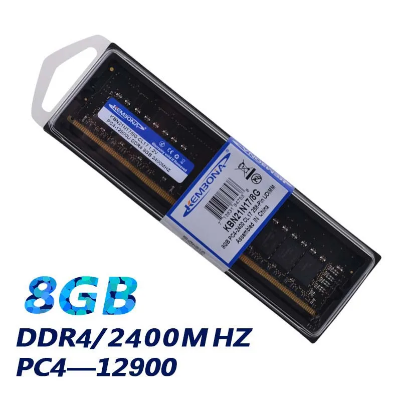 KEMBONA Brand Nnew DESKTOP DDR4 8GB 8G 2400MHZ 2666MHZ 3200MHZ 1.2V PC4-19200 288Pin ram full compatible for INTEL& for A-M-D