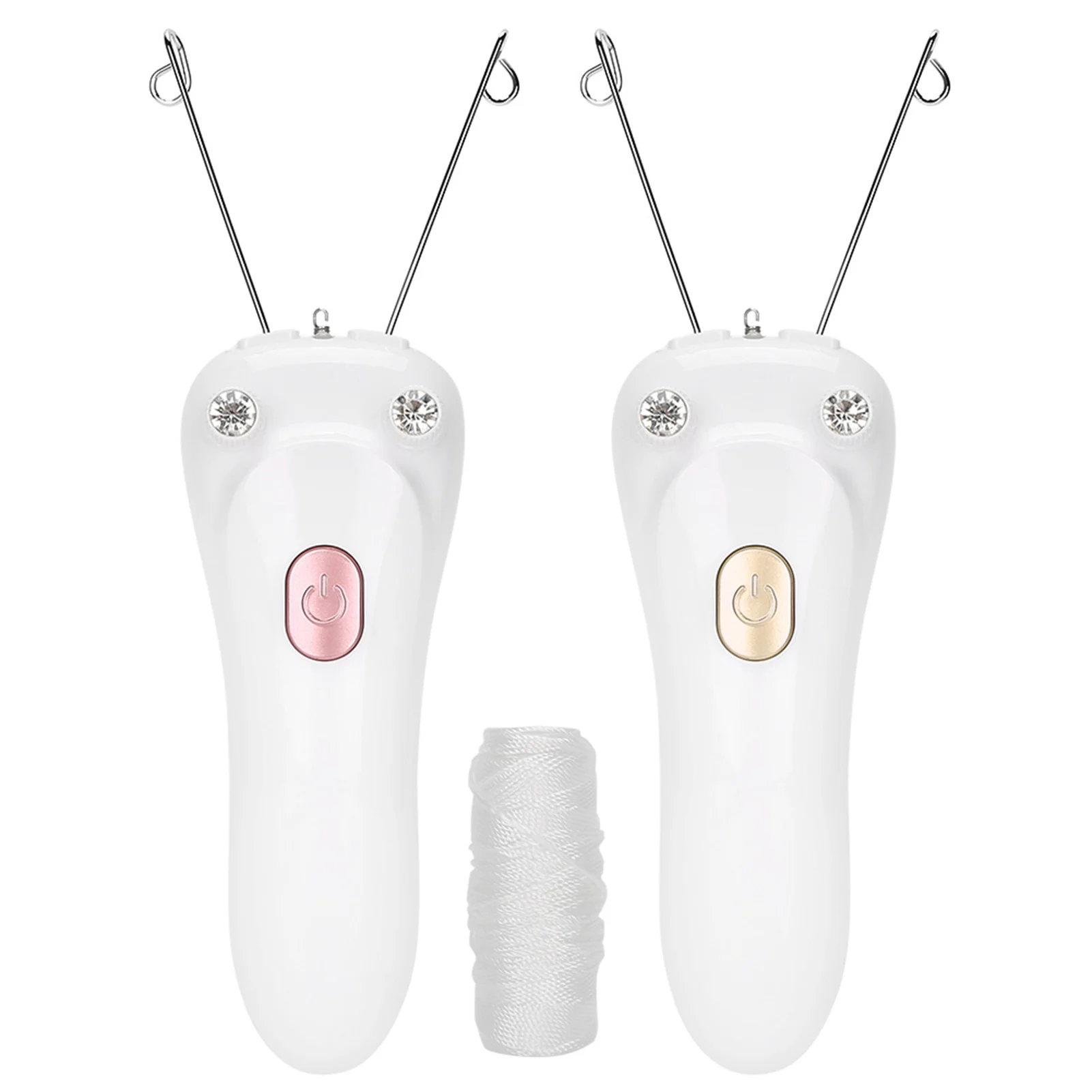 Elektrischer Einfädel-Epilierer, hochwertiger Einfädler, Haarentferner, physikalische Enthaarung, 2 Farben, Gesicht, Arme für Frauen, Achselhöhle