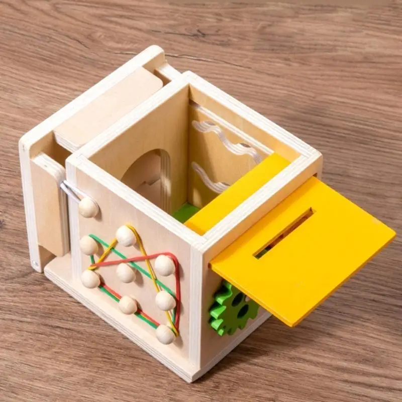 J2HD – jouet comptage pour enfants, boîte à puzzle en bois, jouet branchement carottes, jouet d'activité pour