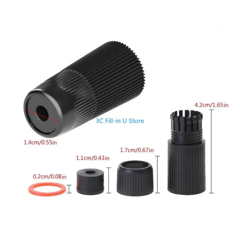 G8TA 5pc Coppia Ethernet esterne RJ45Connettori impermeabili PA66 Accoppiatori rete