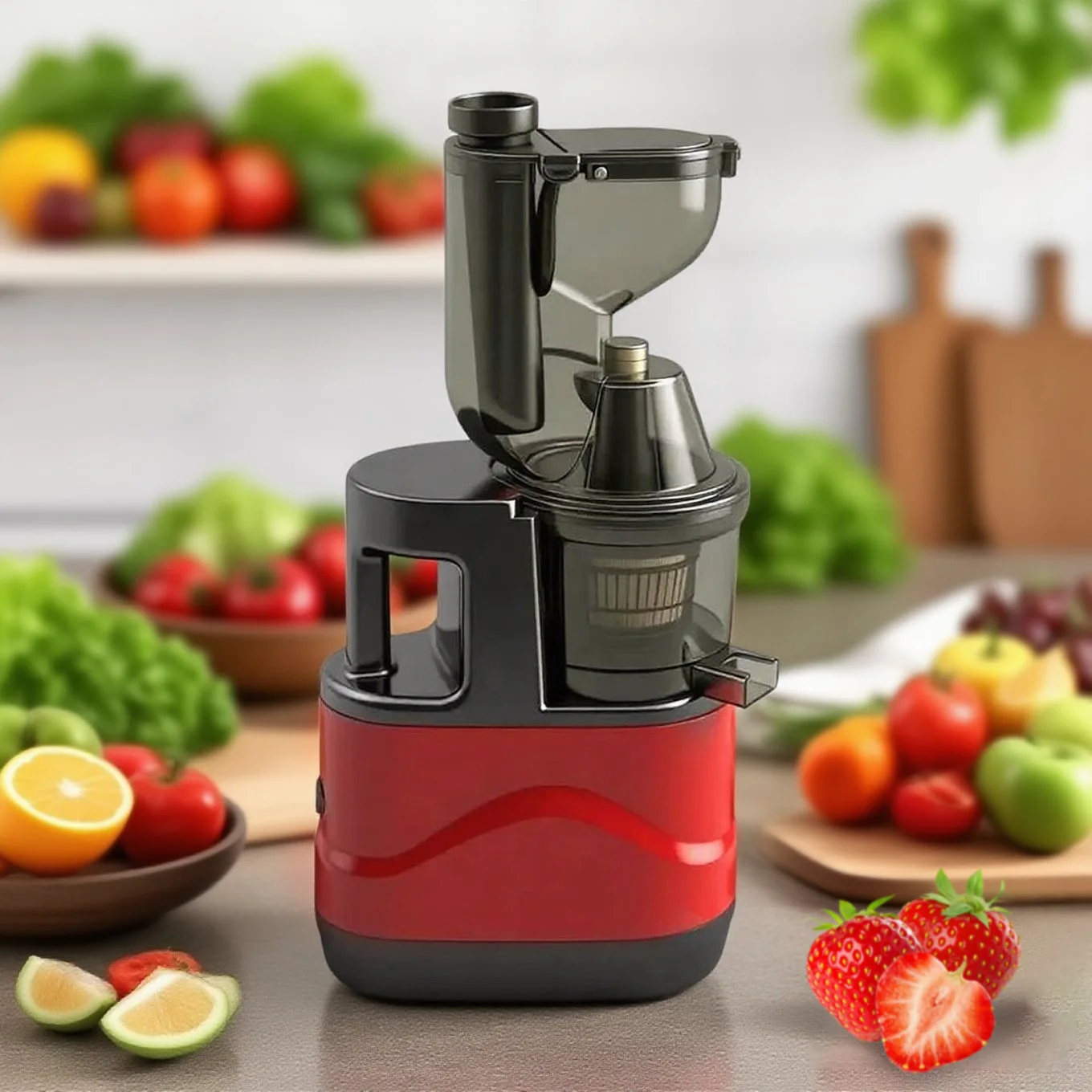 Large Caliber Multifunctional Juicer, Juice Residue Separation, Household Milk Tea Shop Juicer