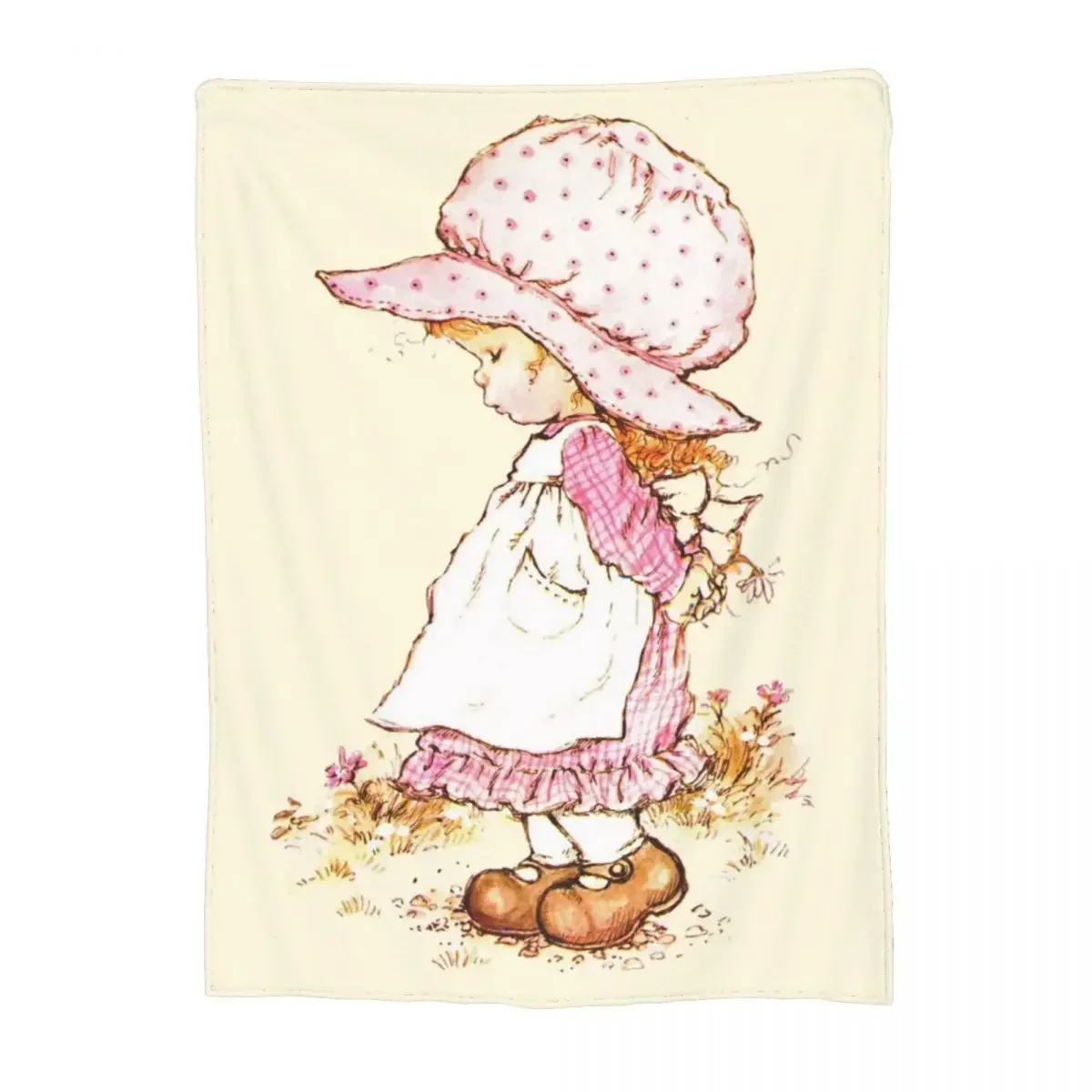 Relax Blanket Sarah Kay Flower Girl Merch Accessories Bed Decorative Blanket Throw Ultra-Soft Velvet for Couch