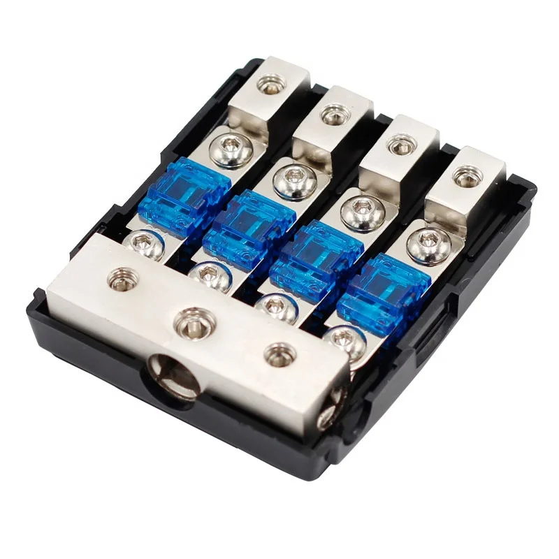 32V Car Audio Modification Safety Seat ANL Fuse Holder 2gang 3gang 4gang Copper Material