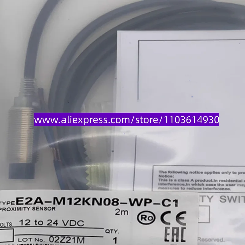 

4pcs New sensor E2A-M12KN08-WP-B1 E2A-M12KN08-WP-C3 E2A-M12LN08-WP-B1 E2A-M12LN08-WP-B2 E2A-M12KN08-WP-C1 E2A-M12LN08-WP-C2