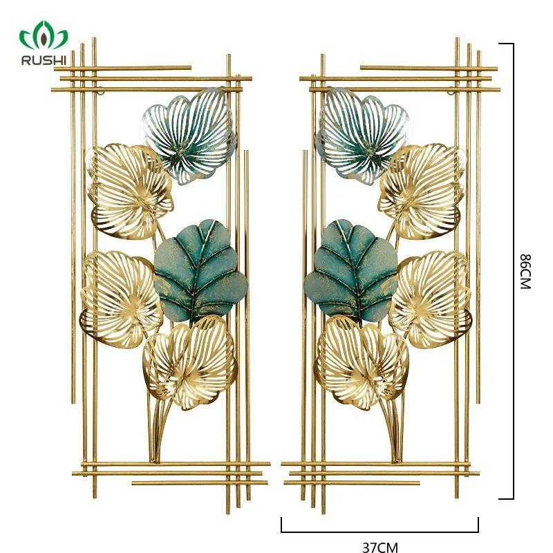 

A Pair Home Wall Hangings Creative Iron Wall Decoration Three-Dimensional Living Room Background Wall Decoration