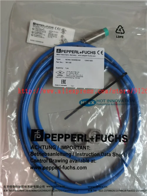 NCN4-12GM35-N0 P & F датчик приближения, новинка, высокое качество