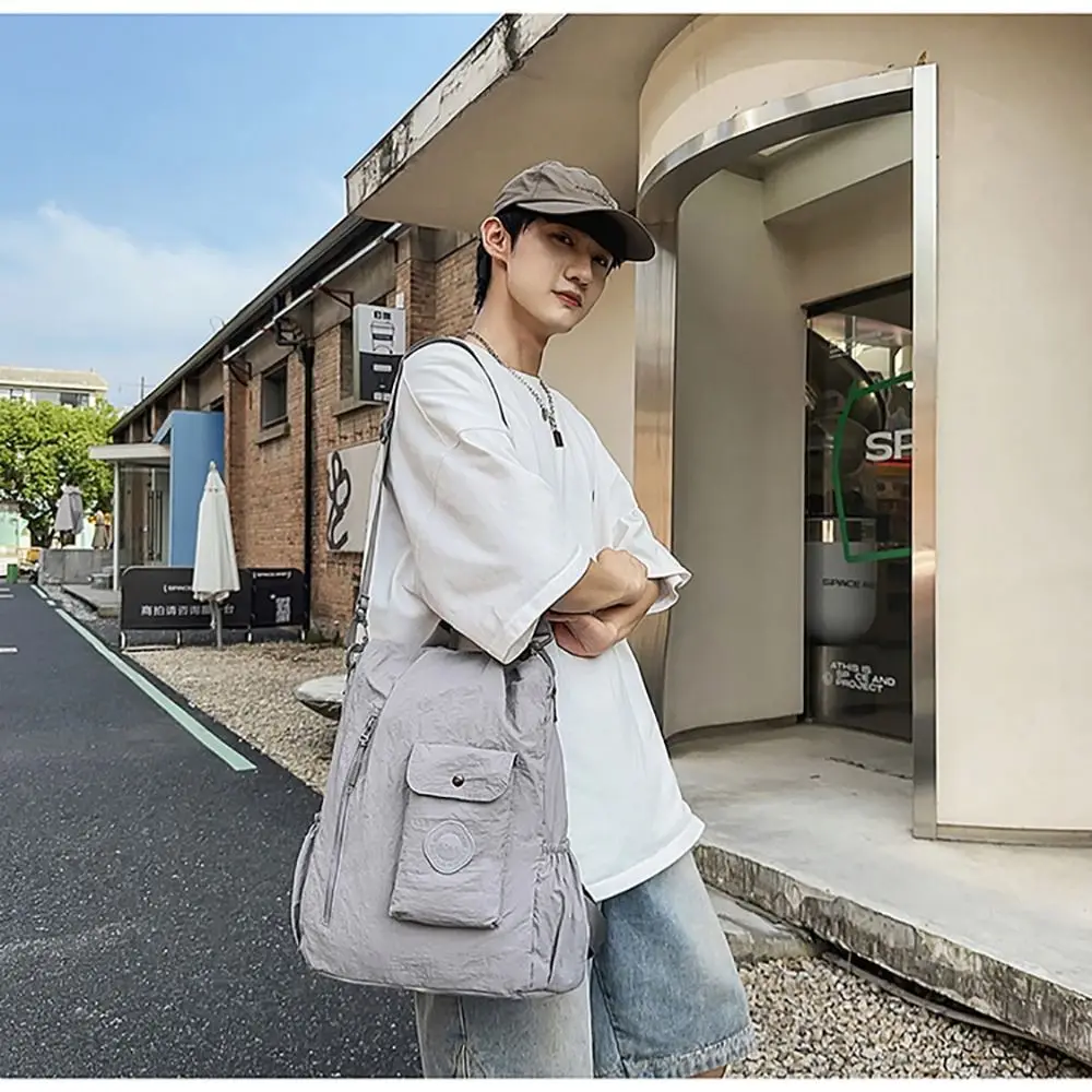 Versatile Multicolor Backpack Multi-functional Large Capacity School Bag Nylon Multi-pocket Travel Backpack Unisex