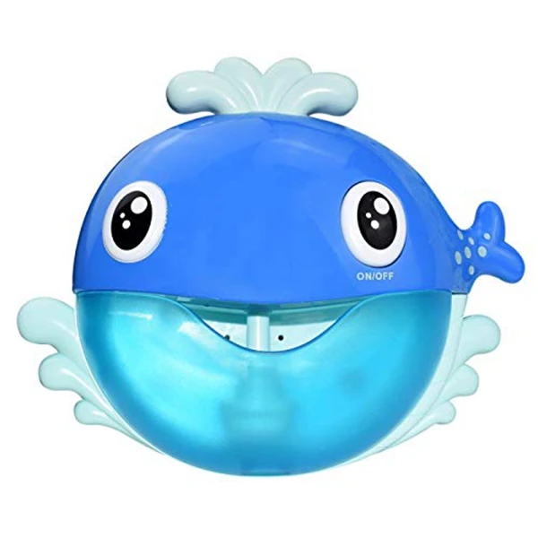 

Baby Bath Toy Whale Bubble Maker with Nursery Rhymes Kids Automatic Bubble Blower Machine Fun Childrens Toy Shower Gift