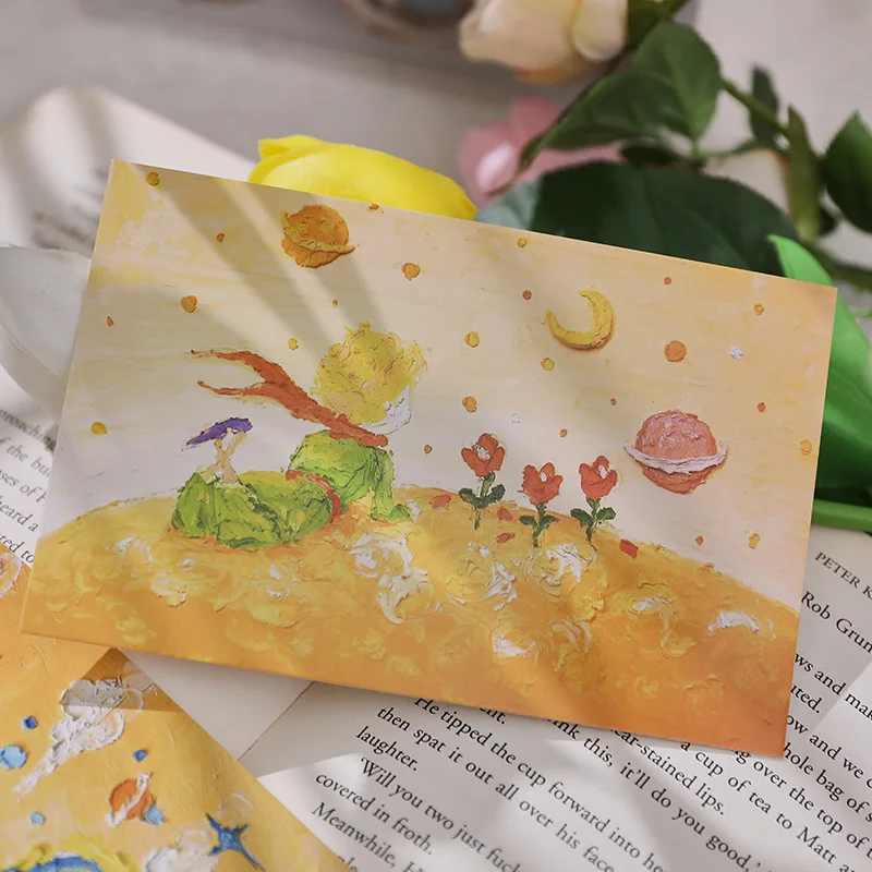 30 pcs Little prince theme Cardboard decoration paper message postcard DIY Diary Scrapbooking Background paper