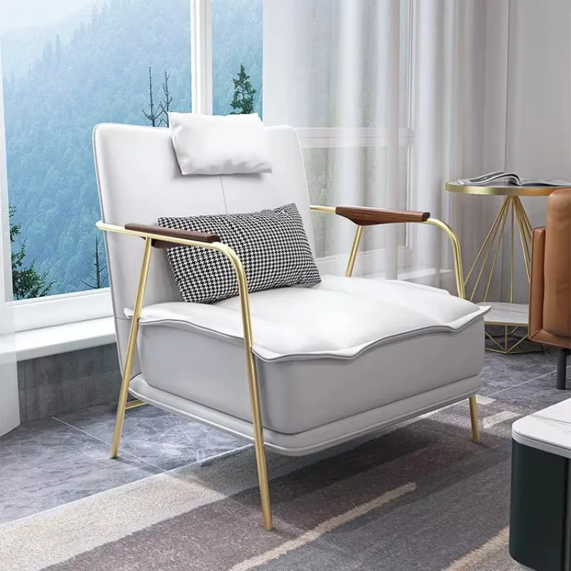 LTT Nordic light luxury household living room small apartment single sofa chair lazy leisure chair