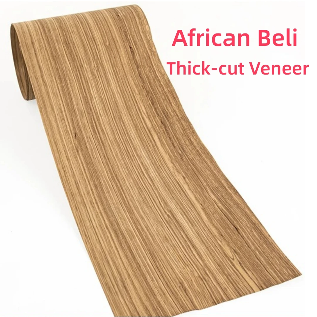 

Толстый натуральный шпон африканского дерева Бели с прямой текстурой для мебели, шкафов, мозаики, декора своими руками
