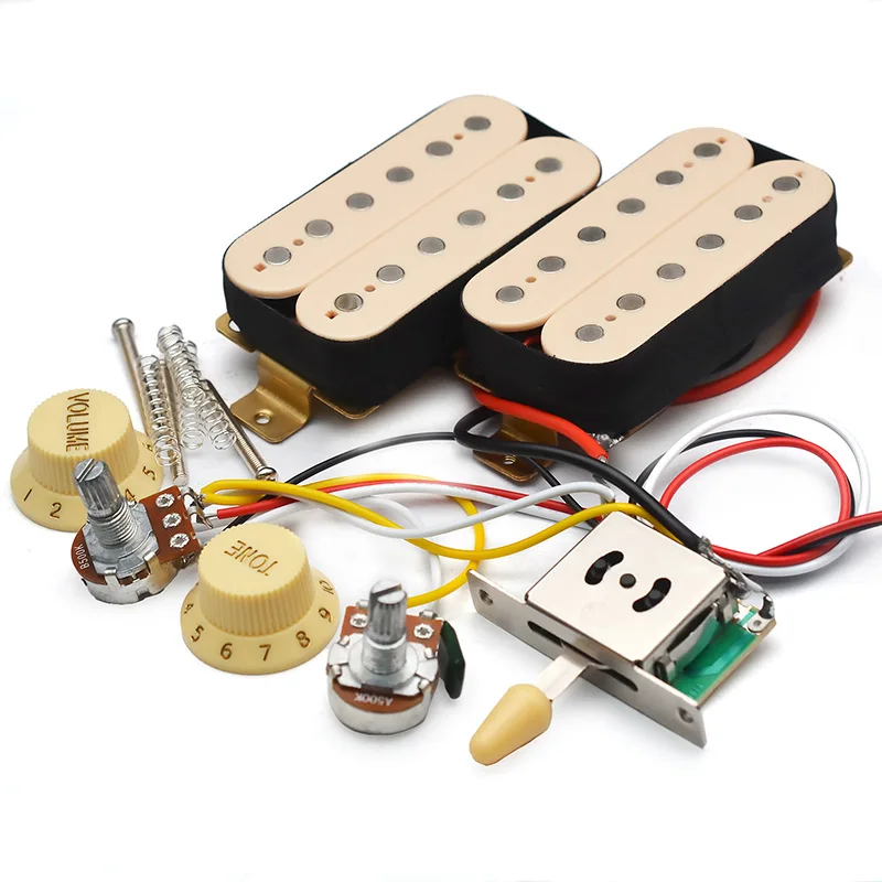 Electric Guitar Double Double Pickup Full Line With Pickup Potentiometer ST Electric Guitar Integrated Line Black