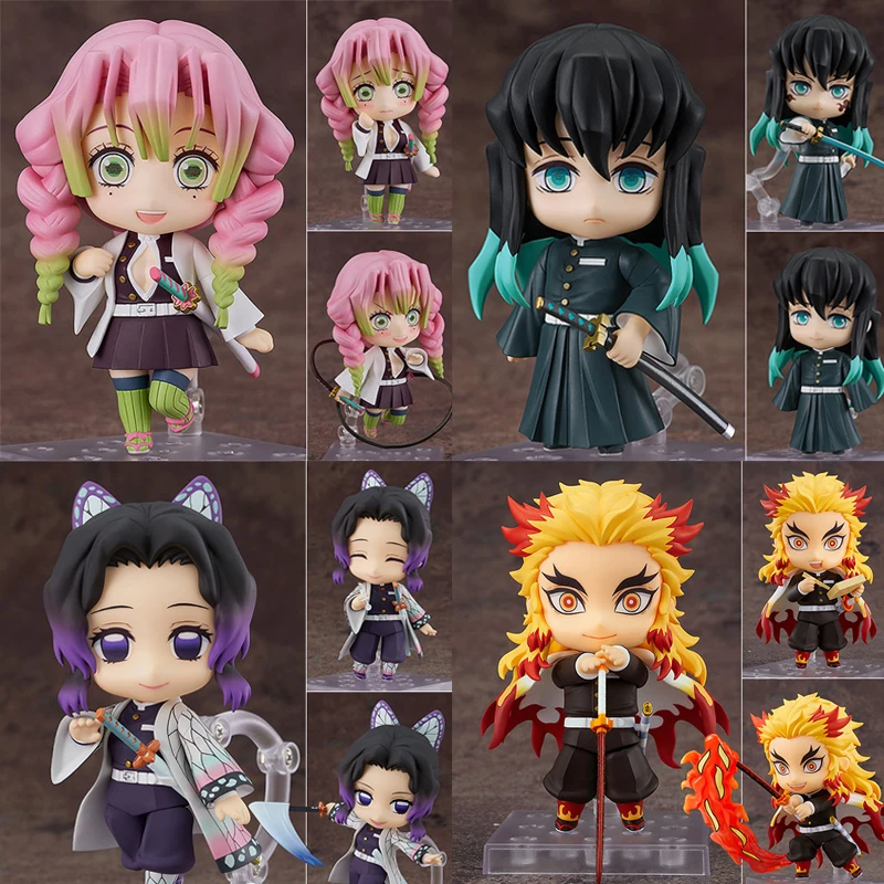 # 2218 Tokitou Muichirou Figura anime # 2217 Kanroji Mitsuri Action Figure Rengoku Kyoujurou/Kamado Nezuko Figurine Modello Bambola Giocattolo