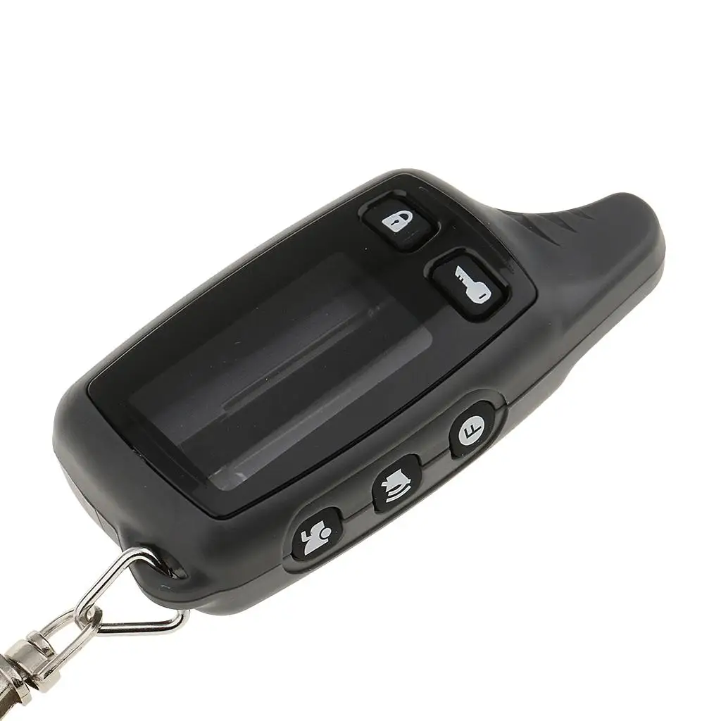 Alarm System Keychain Replacement Case Plastic Fashion Black Remote for Russia Tomahawk TW9030