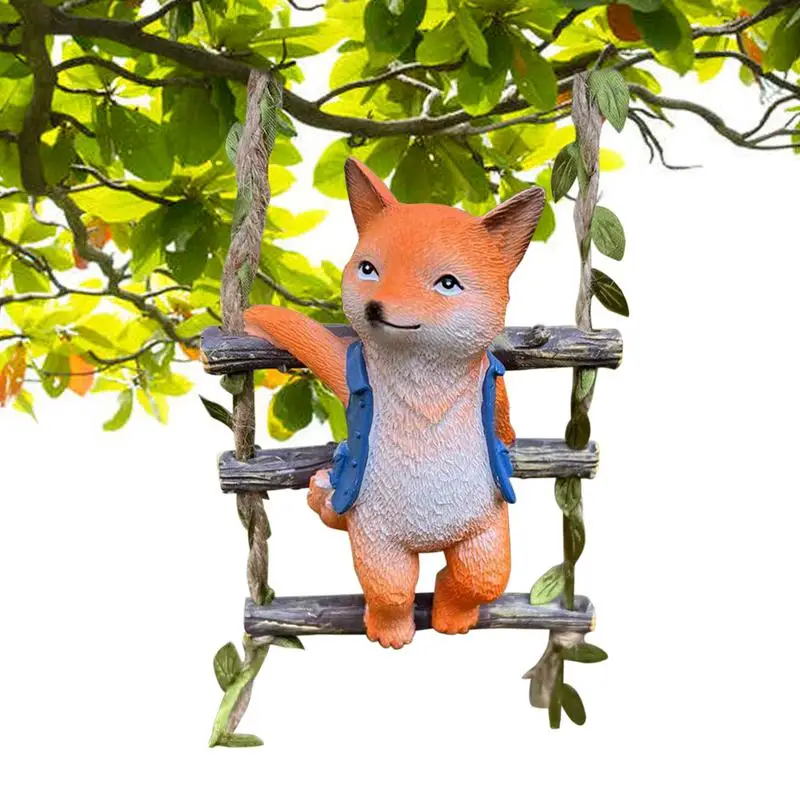 

Animal Ornaments For Garden Outdoor Hangable Resin Animals Patio Yard Ornament Outdoor Fence Animal Ornament For Garden Yard