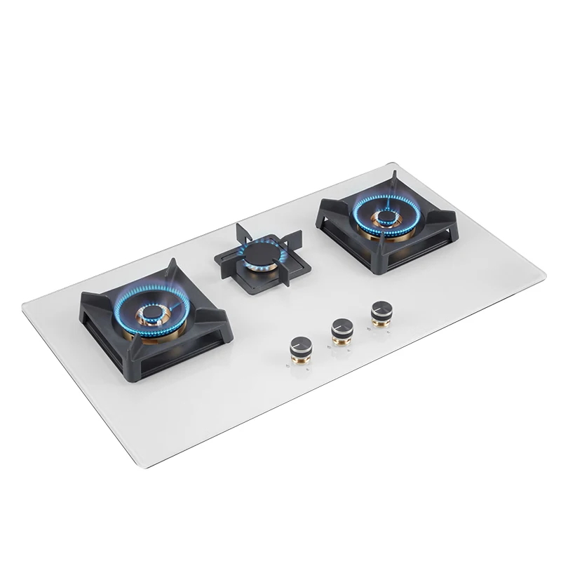

High-End 900mm Built-in Gas Stove, LPG/LNG with Child Safety Lock & Flameout Protection, Tempered Glass for Home Kitchen