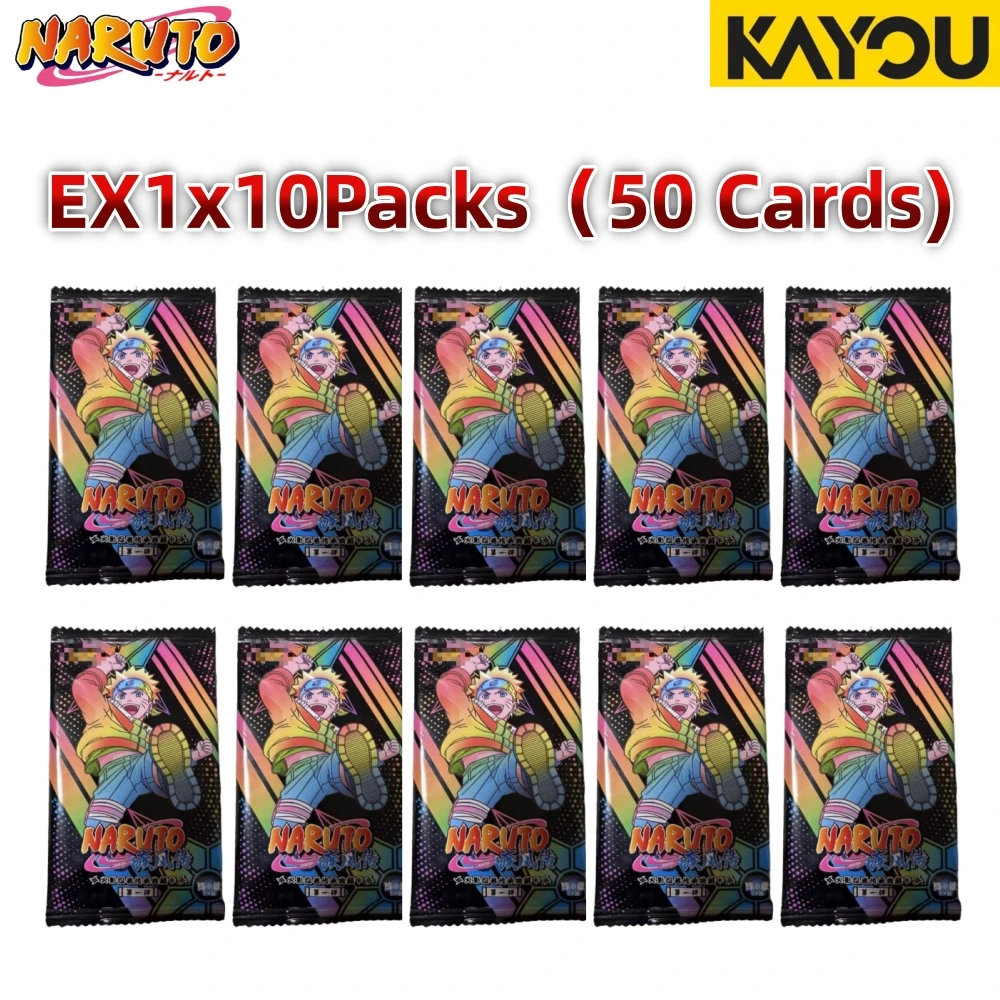 Cartas Colecionáveis Genuínas de Anime Kayou Naruto EX Packs