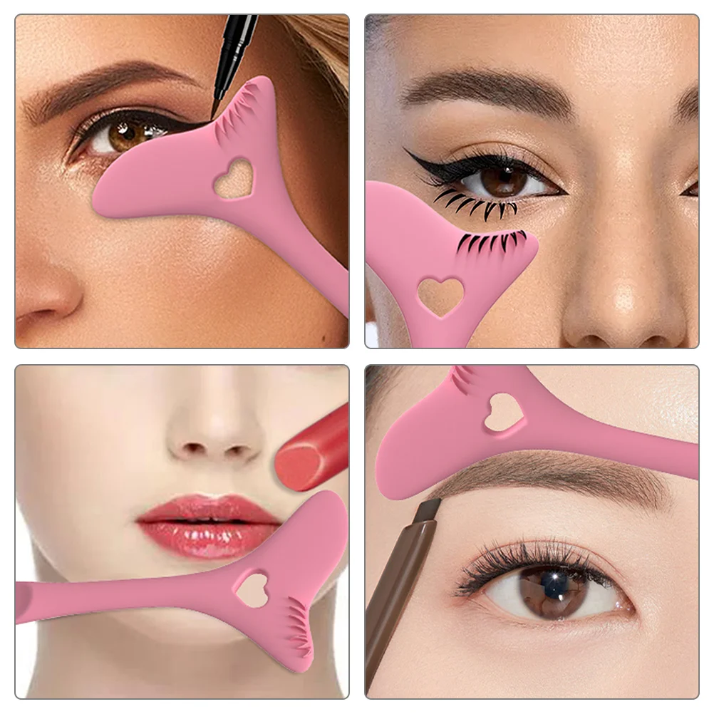 Siliconen Eyeliner En Wimperafdichting Make-Up Hulpmiddel Stencils Voor Ogen Gereedschap Oogschaduw Wenkbrauwpotloden