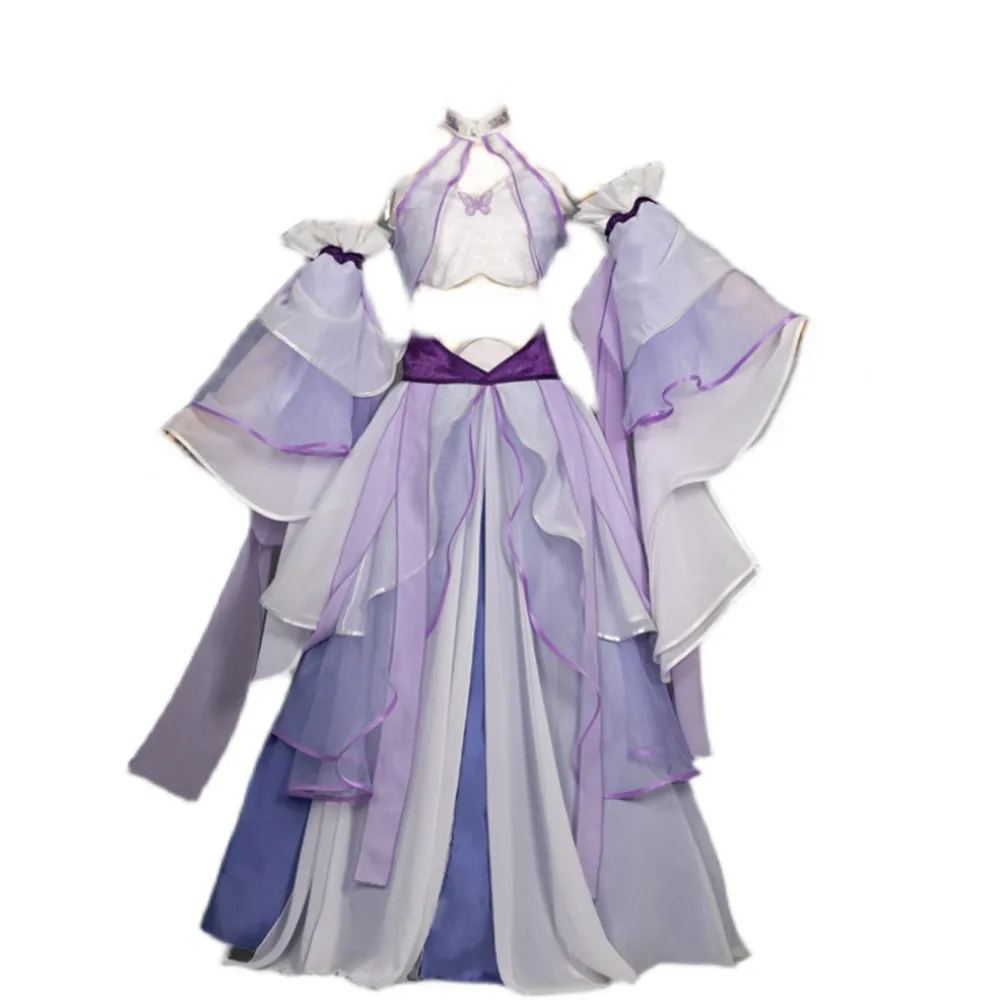 Dunhuang Feitian Hanfu Modified Fairy Costume purple Ancient Style Cosplay Costume Halloween Carnival Fancy Party