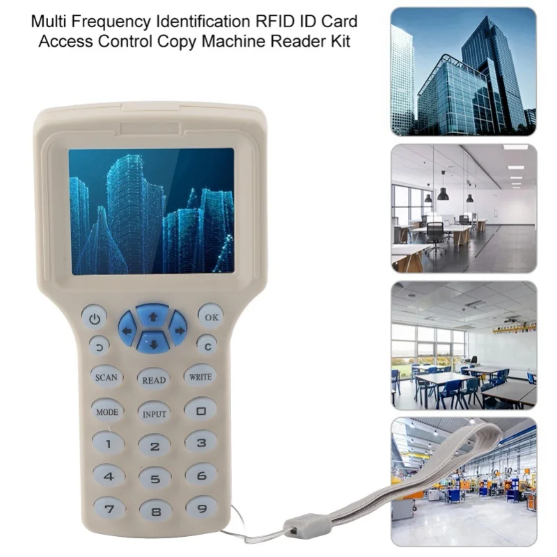 Multi Frequency Identification RFID ID Card Access Control Copy Machine Reader Kit