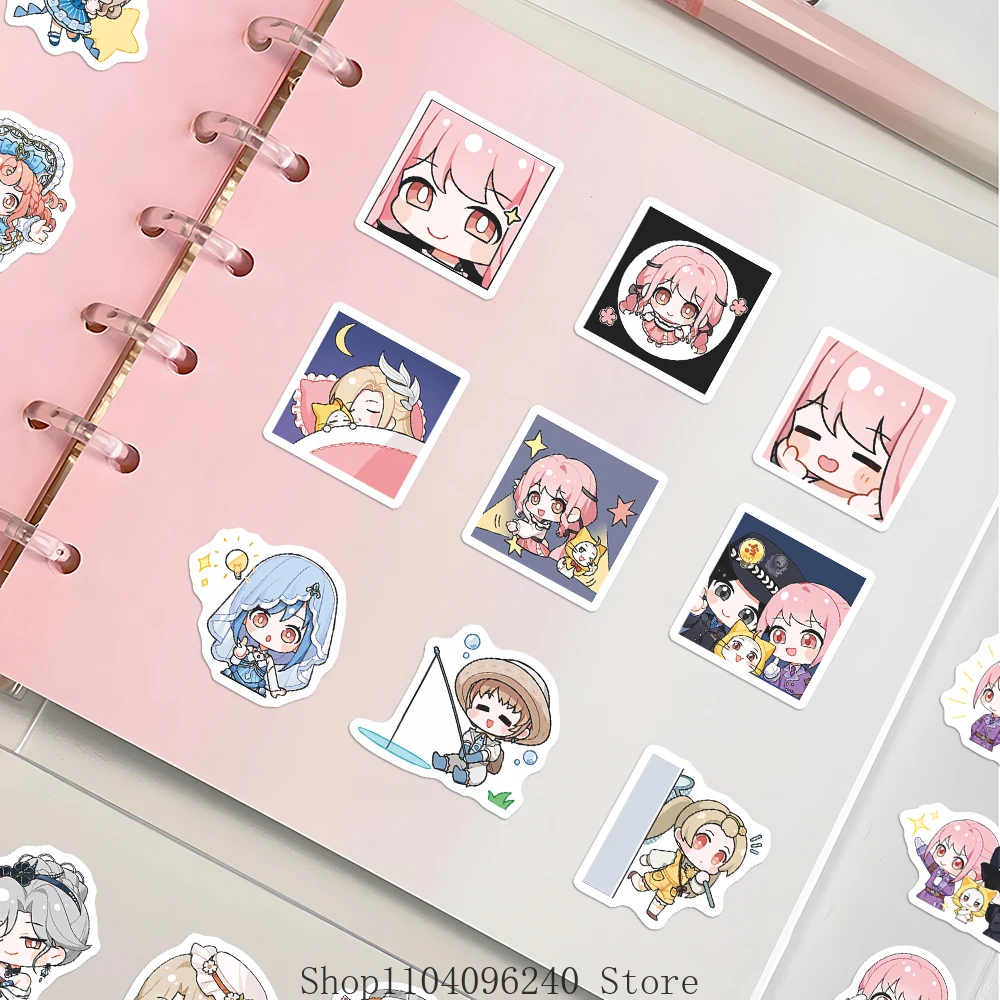 إنفينيتي نيكي تأثيري أنيمي ملصقات الديكور المحمول الهاتف حقيبة دفتر التسمية القرطاسية ملصقا