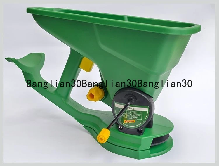 

Handheld spreader Small planter Hand-cranked lawn seed farmland fertilization Household spreader