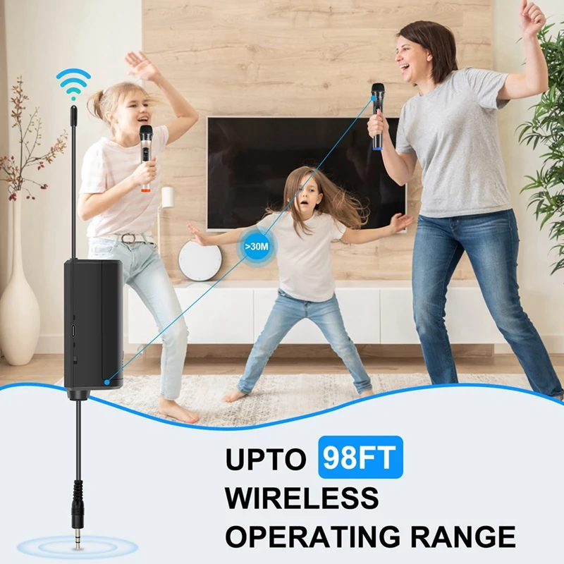 Беспроводной микрофон с встроенным экраном