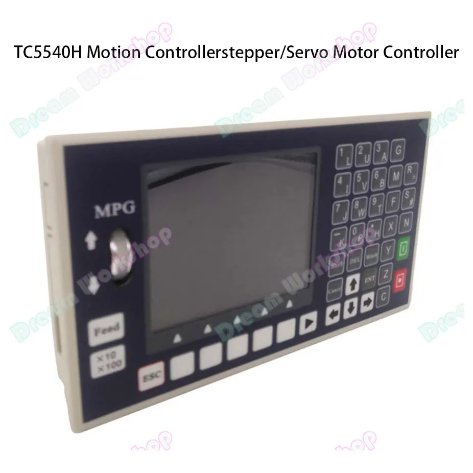 TC55H 1/2/3/4 Axis CNC Controller System G Code Motion Control Spindle Control Panel Engraving Milling Machine Controller