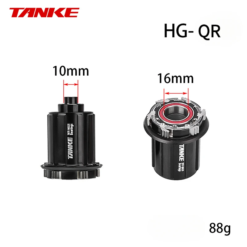 

TANKE MTB Freehub Body Replacement Compatible with XD/HG/MS, 6-Pawl for 135/142mm Hubs, Includes Caps & Bearings