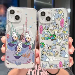 Cute Bambi Thumper Rabbit Magsafe Magnetic Phone Case for iPhone 16 15 14 13 12 11 8 7 Plus Pro Max X XR XSMax Soft Clear Cover