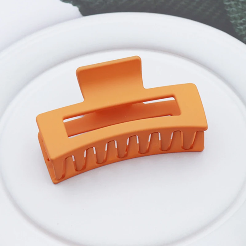 Koreaanse Vrouwen Meisjes Plastic Haar Klauwen Haarspeldjes Hoofddeksels Grote Maat Haarspeld Krab Barrette Mode Ornament Haaraccessoires