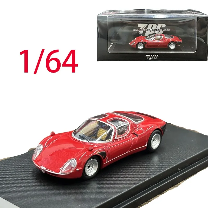 

TPC Diecast 1/64 Scale Alfa Romeo Alloy Car Model Alfa RomeoTipo 33 Stradale Play Vehicles Toys for Boys Original Box