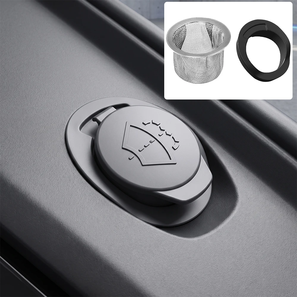 Wiper Water Inlet Filter Screen Anti-Clog Gap Plug For Tesla Model 3 Highland 2024-2026 Windshield Washer Fluid Debris Filter
