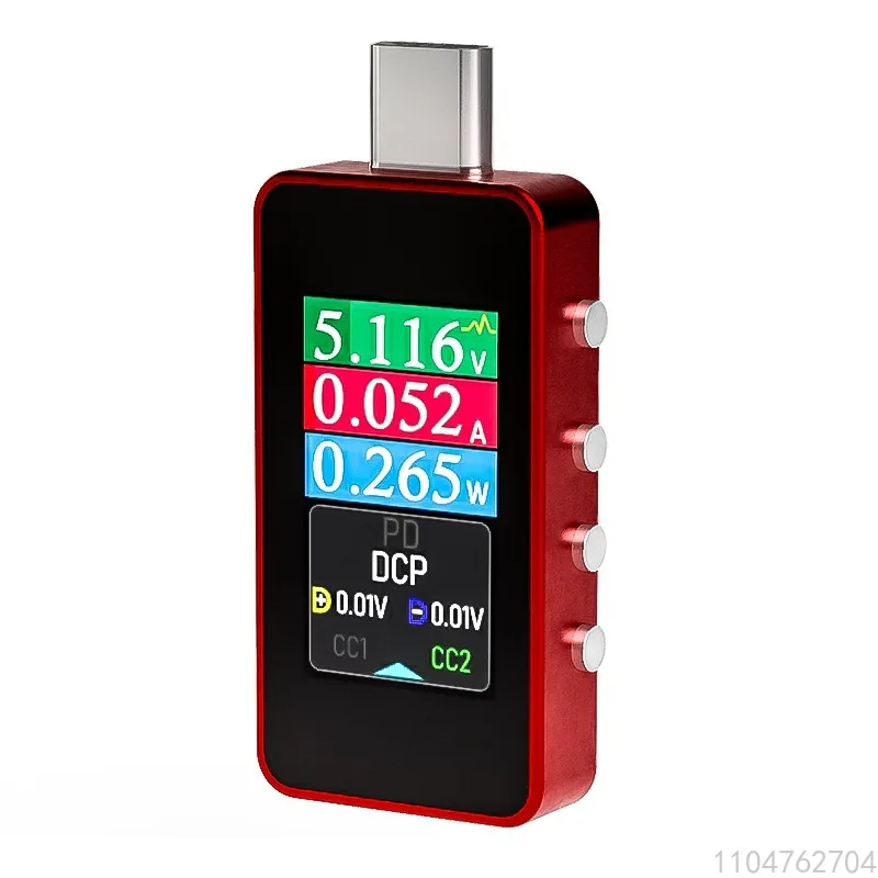 

For RK-C1 Color Screen Power Meter - Fast Charging Voltage Current Detector, Digital Tester for USB Device Charging