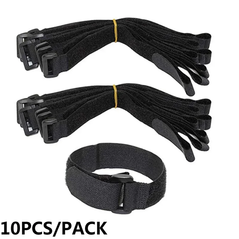 5-60PCS 2*50cm Reusable Fastening Bike Tie Nylon Hook & Loop Durable Multil Purpose Self-adhesive High Quality Strap Cable Ties