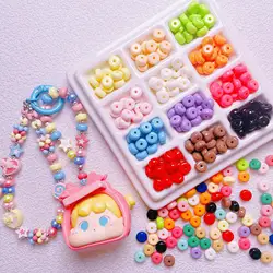 30pcs/lot Acrylic Flat Shape Spacer Charm Loose Beads for Handmade DIY Necklace Bracelet Jewelry Making Accessories