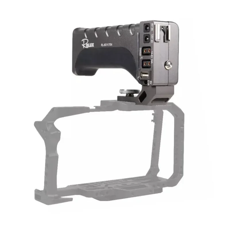 

ROLUX RL-BD1170N аккумуляторная ручка, верхняя ручка для Bmpcc 4K 6K, клетка для камеры, ручка питания, аккумуляторная ручка
