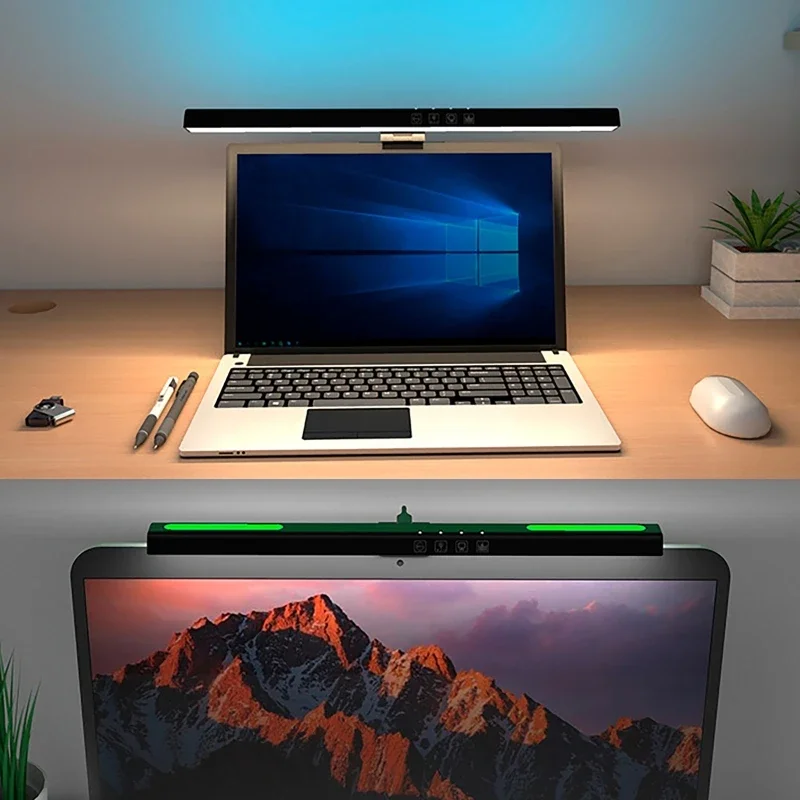 

RGB Lights Bar Monitor Computer Lamps Stepless Dimming Screen Hanging Light USB Monitor Light Backlight Screenbar Reading Light