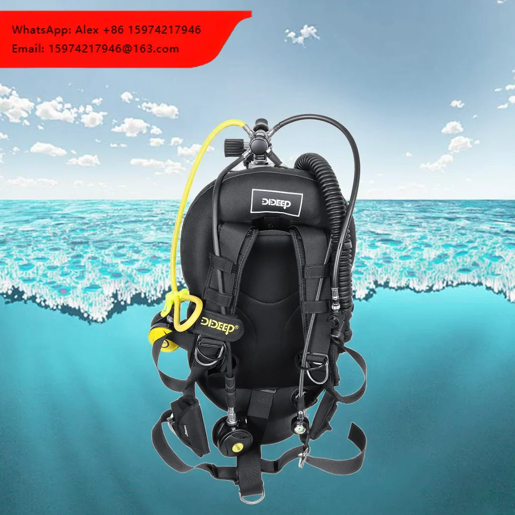 DIDEEP BCD-V Factory Priced Nylon For Buoyancy Compensator Device 25LBS Double+Support Diving Swim Dive Gear Accessory