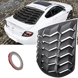 Rear Window Louver for Hyundai Genesis Coupe 2010-2016 Windshield Sun Shade Cover in GT Lambo Style Custom Fit All Weather ABS