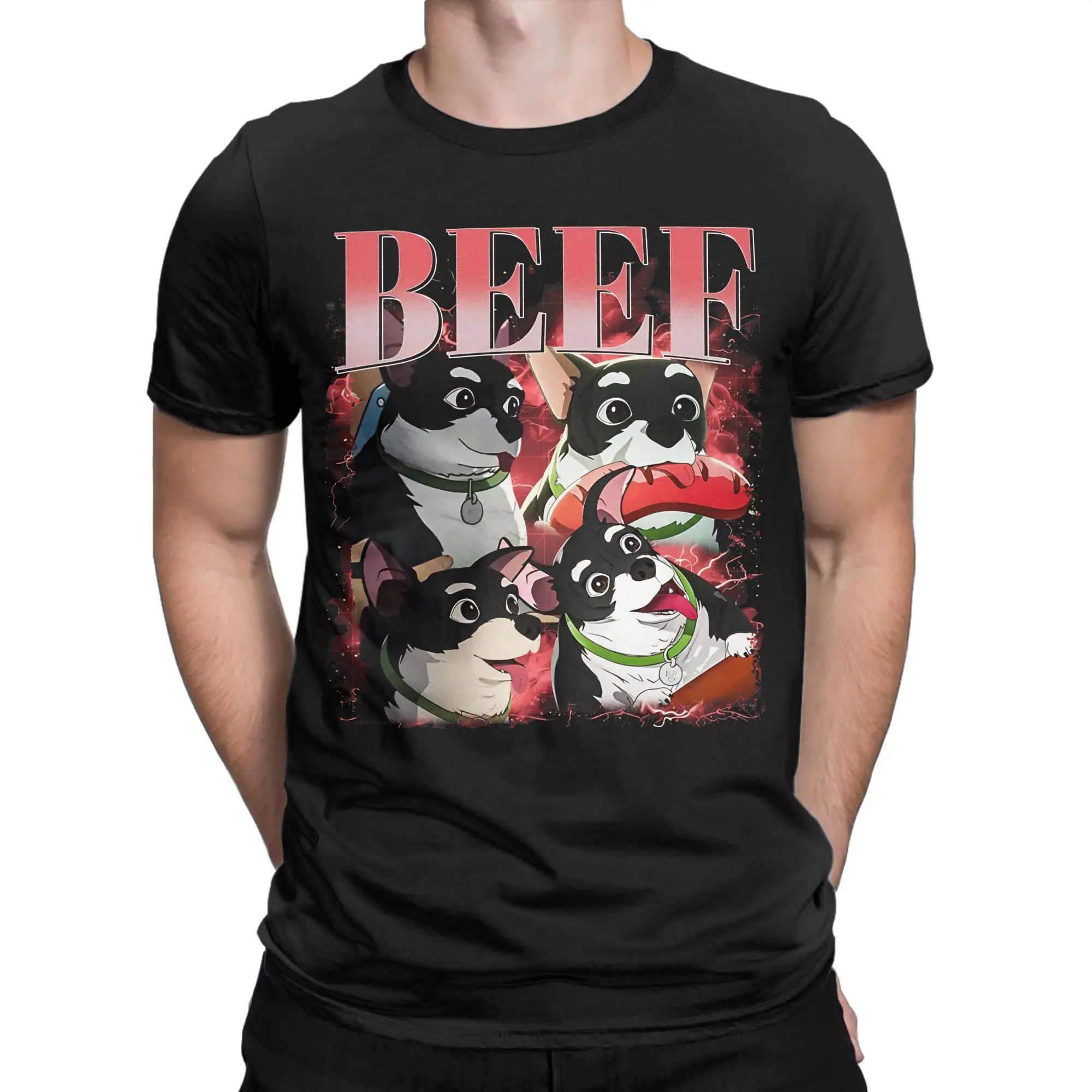 Dispatch Game Beef Dog  Merch Unisex T Shirt Pure Cotton Tee Print Robert Robertson Malevola T-shirt Clothing