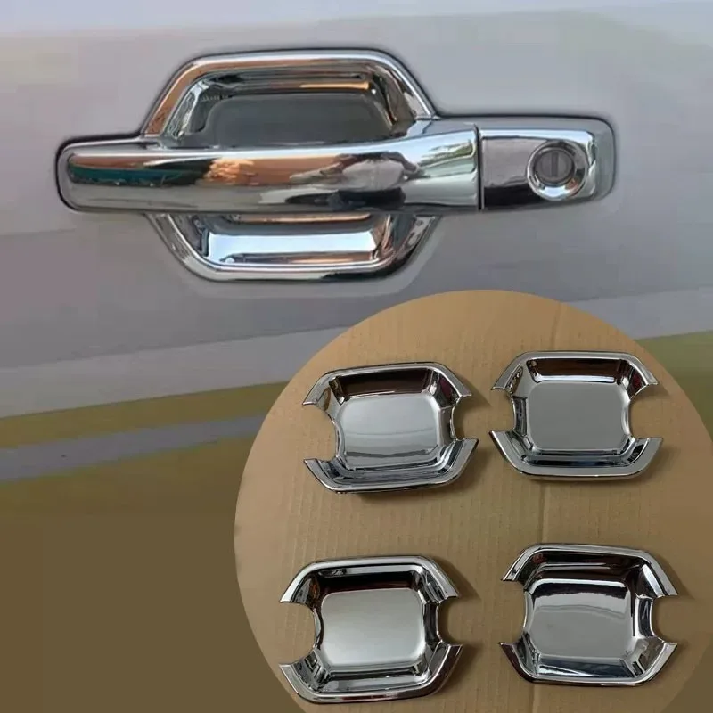 

For 2007-2020 Mitsubishi Pajero V93 V97, Door Handle Bowl Cover, Anti-Scratch Decorative Strips, Exterior Handle Trim