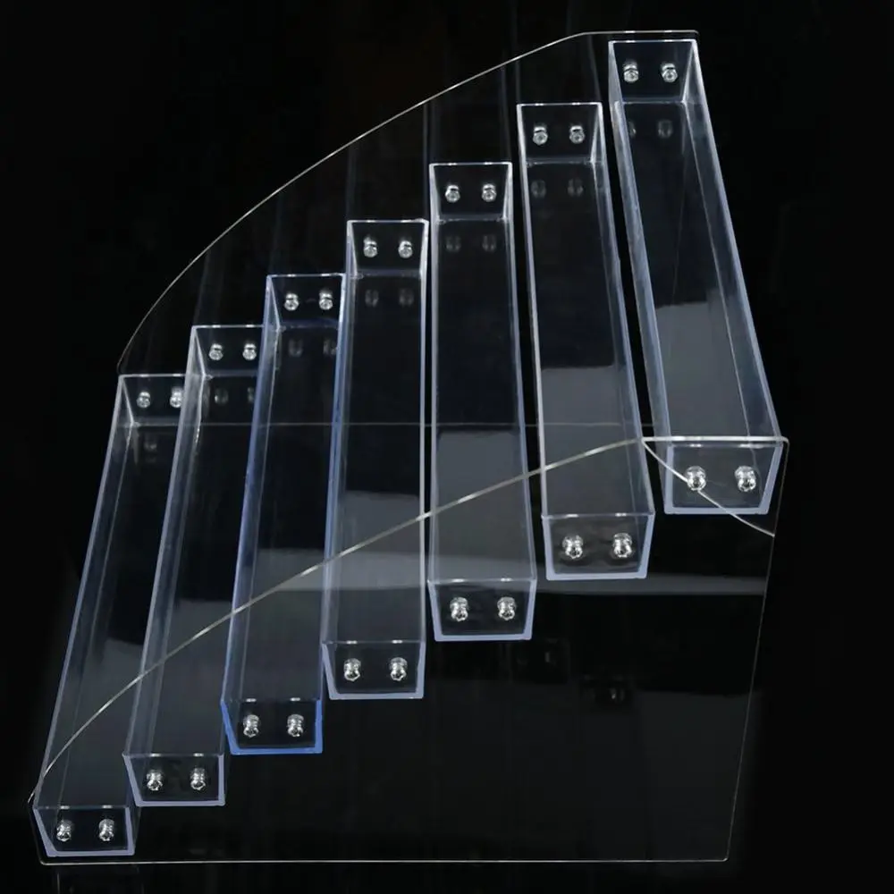 

3/4/5/6/7 Layers Nail Polish Display Stand Acrylic Transparent Collection Display Rack Multifunction Clear