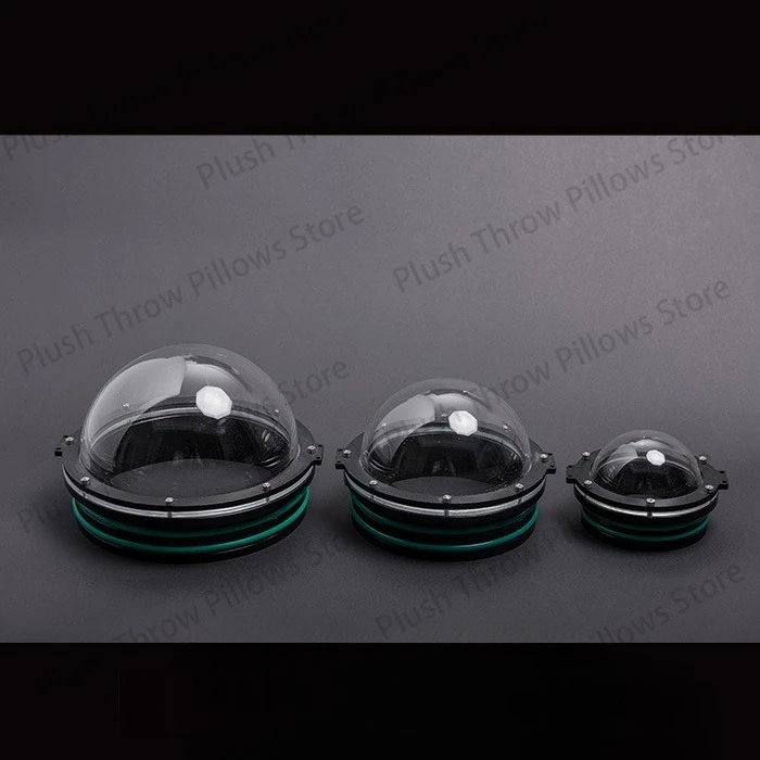 غطاء نصف الكرة الأكريليك، غطاء انحراف للتصوير تحت الماء، كابينة محكمة الغلق كروية